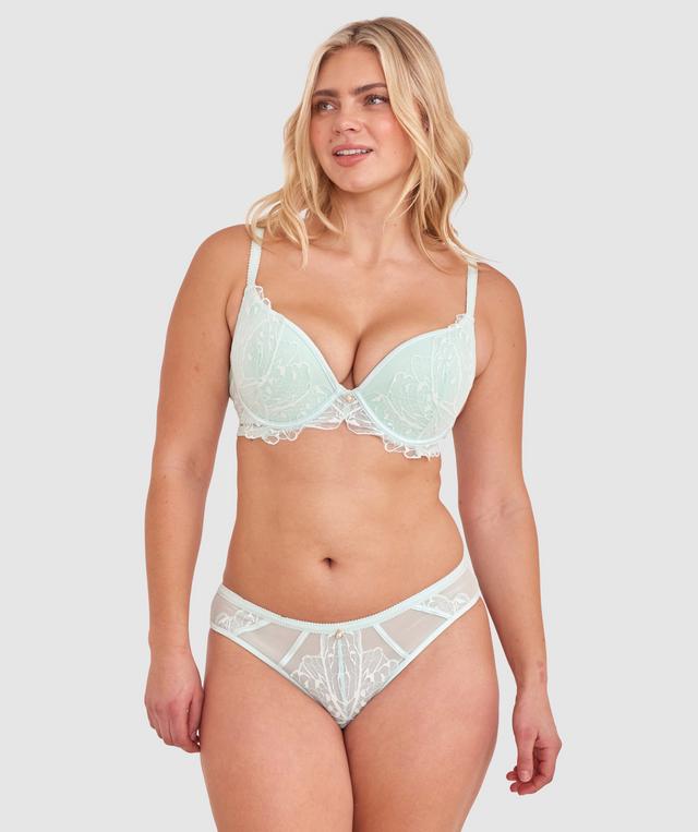 Leora Brazilian Knicker - Mint Green