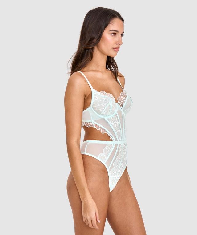 Leora Underwire Bodysuit - Mint Green
