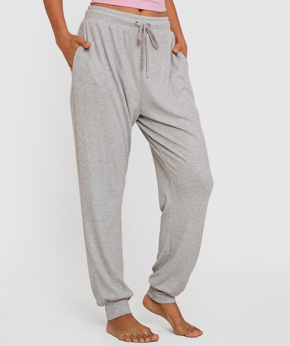 Liana Long Pant - Light Grey