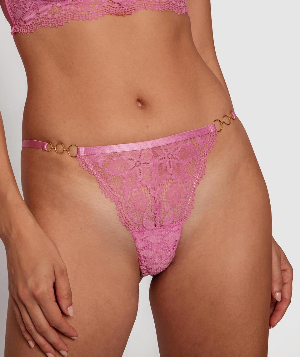 Lillian Mini V Knicker - Lilac