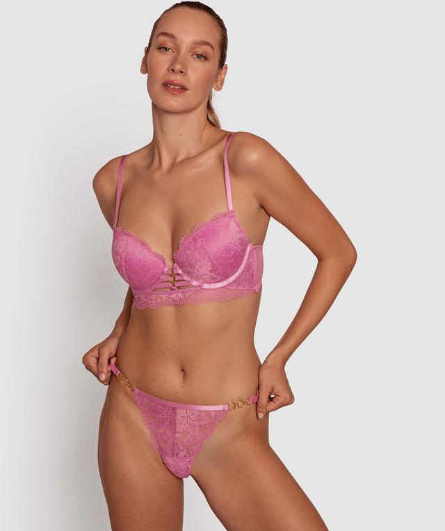 Lillian Mini V Knicker - Lilac