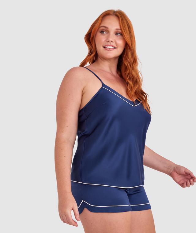 Liquid Satin Cami - Navy