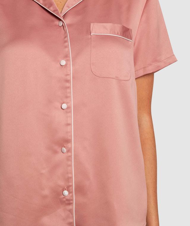 Liquid Satin PJ Set - Dusty Pink