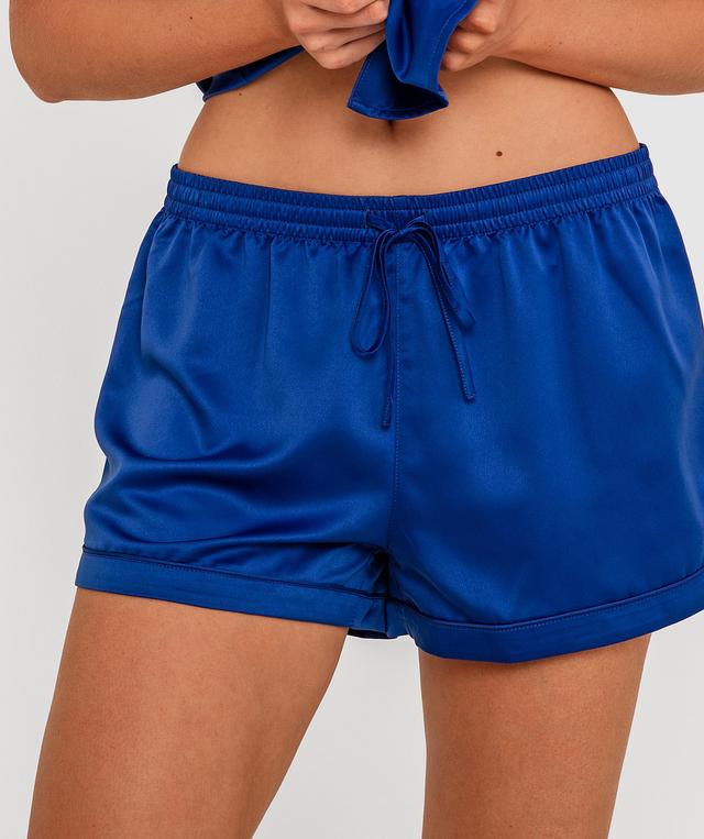 Liquid Satin Short - Cobalt Blue