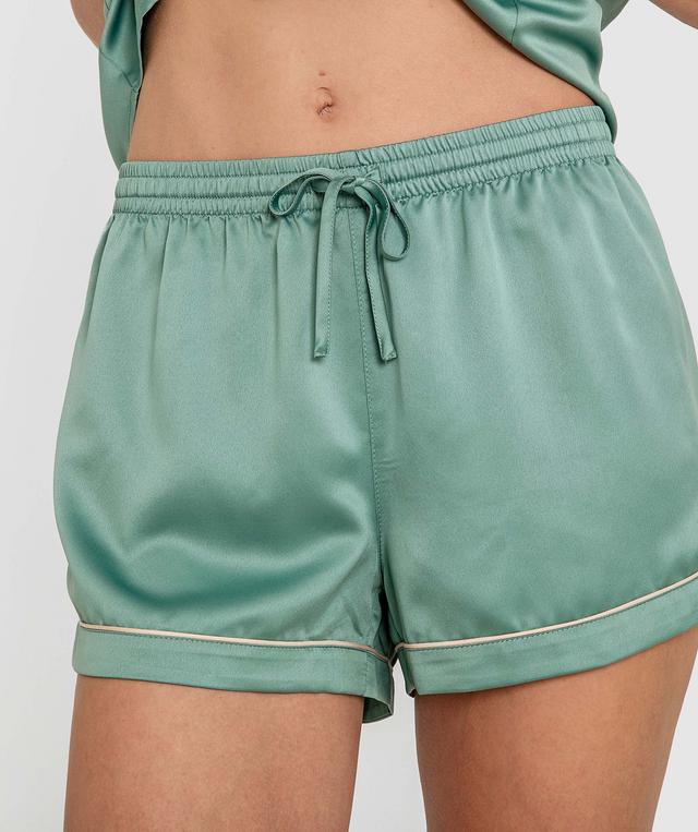 Liquid Satin Short - Green