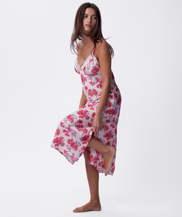 Lola Long Slip - Print Floral