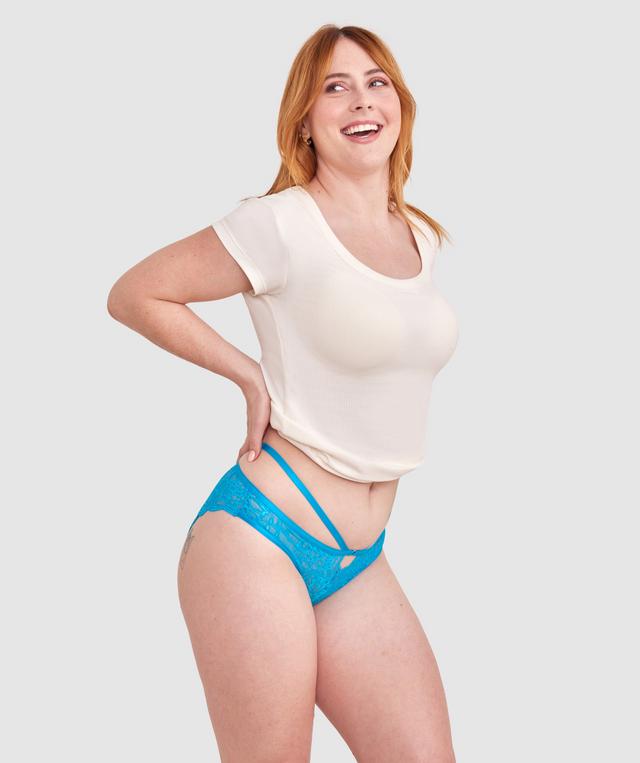 Loretta Bikini Knicker - Blue