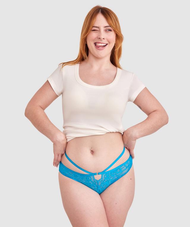 Loretta Bikini Knicker - Blue