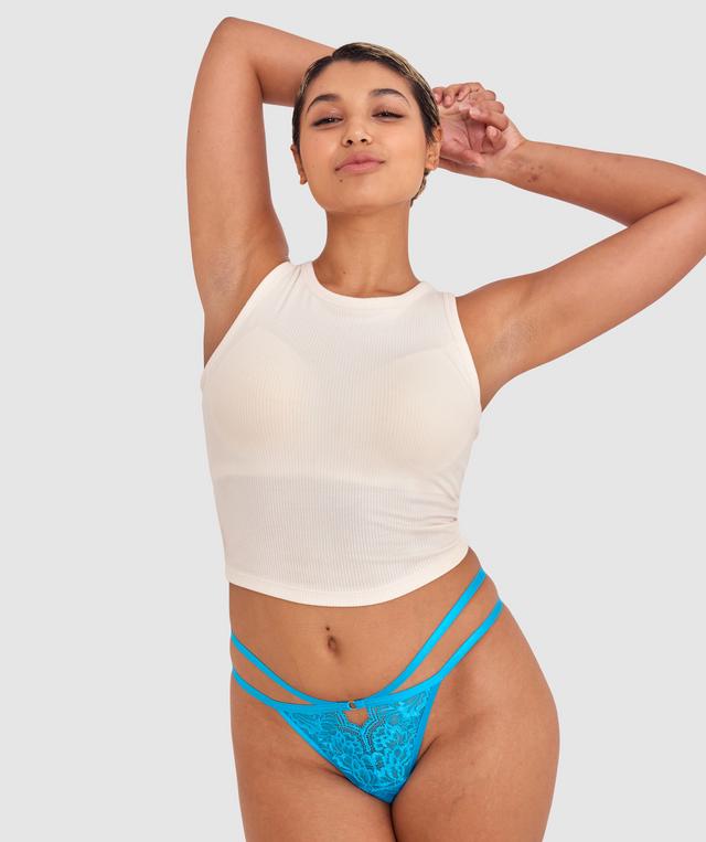 Loretta G String - Blue