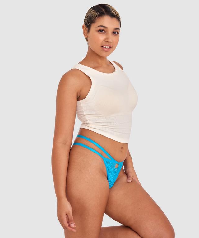 Loretta G String - Blue