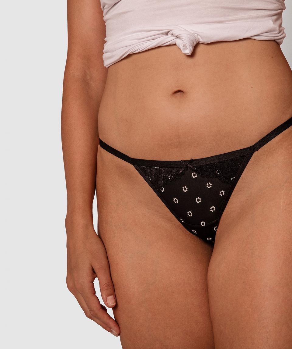 Lorna Mini V Knicker - Floral Print
