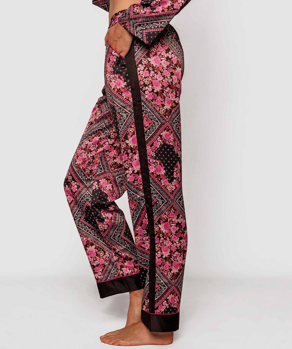 Lorna Print Long Pants - Print Paisley