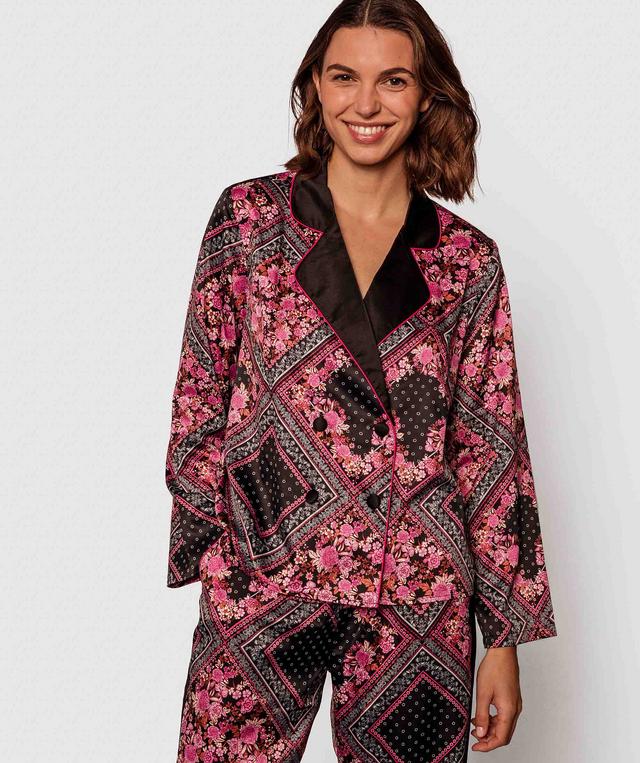 Lorna Print Long Sleeve Top - Print Paisely