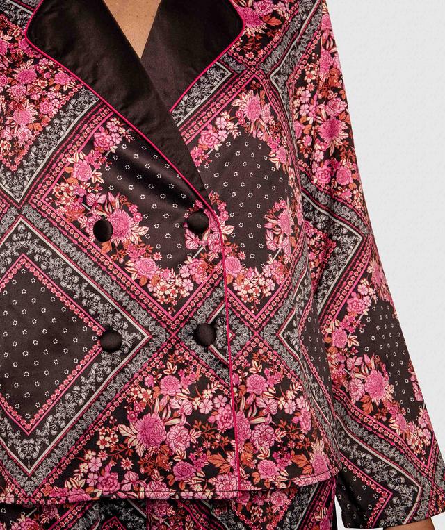 Lorna Print Long Sleeve Top - Print Paisely