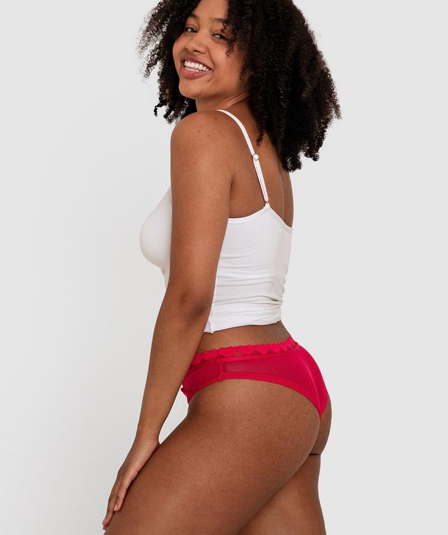 Lovely Brazilian Knicker - Red