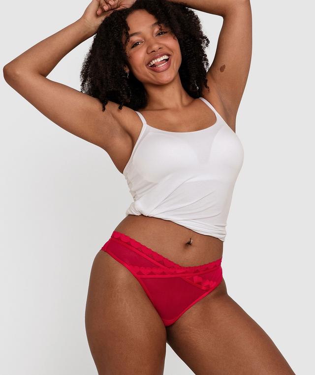 Lovely Brazilian Knicker - Red