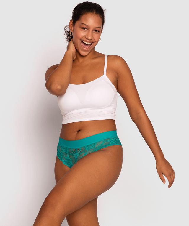 Lucie Brazilian Knicker - Teal