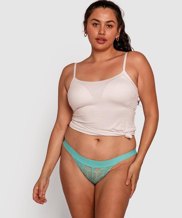 Lucie Tanga Knicker - Aqua