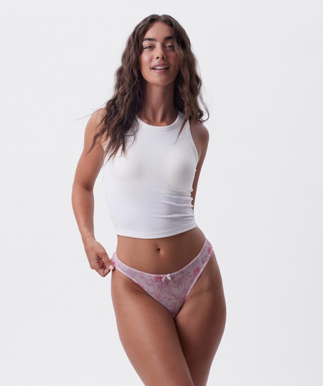 Lucille G String - Print Floral