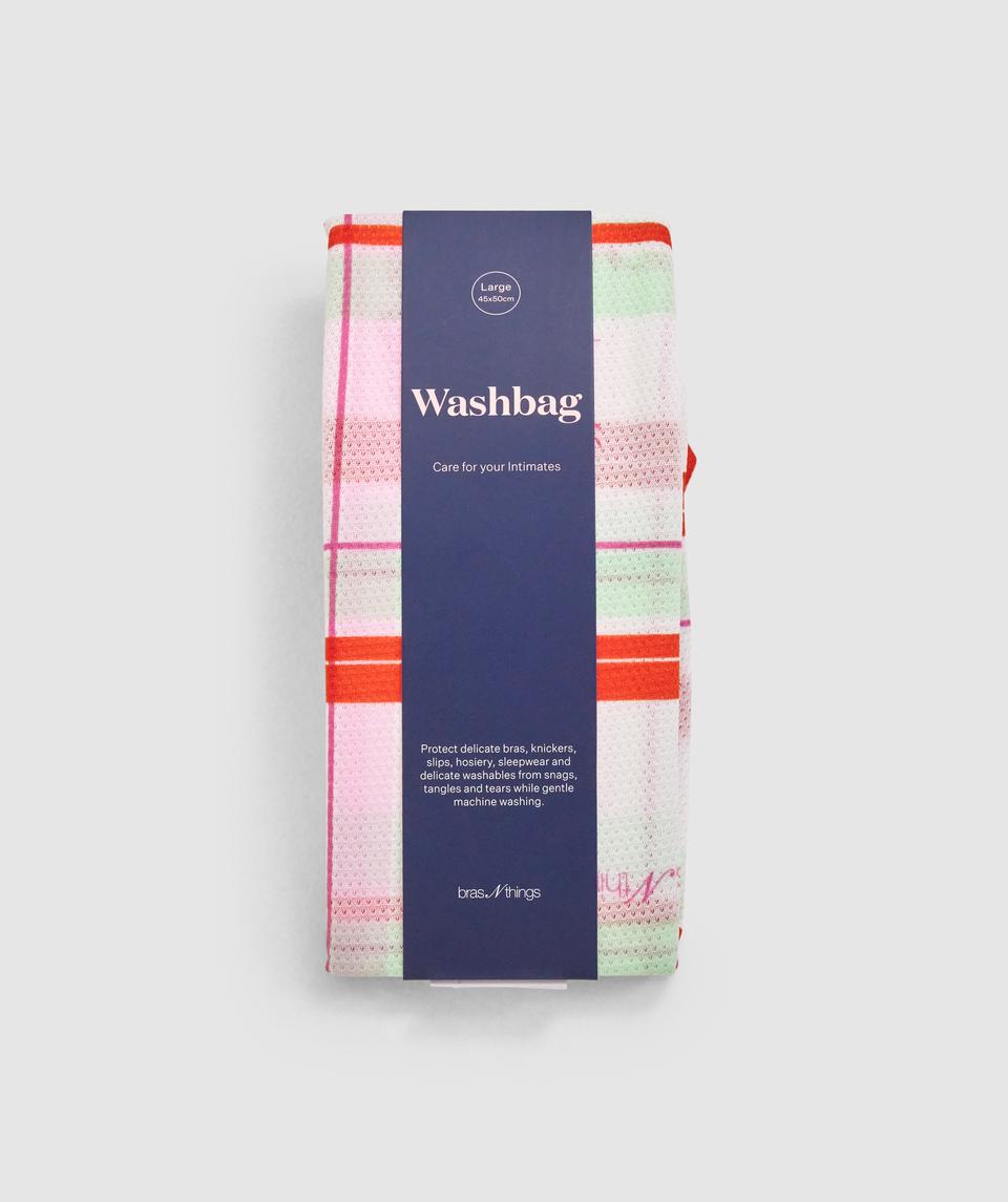 Luisa Large Washbag - Print Check