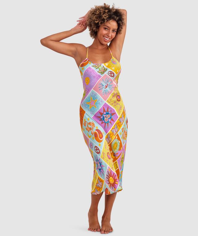 Luna Long Slip - Print