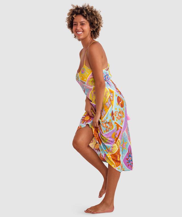 Luna Long Slip - Print