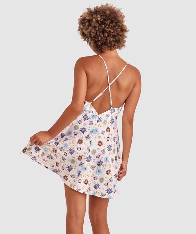 Luna Slip - Ivory Print