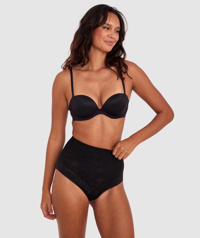 Luxe Solutions Control High Waisted Brief - Black