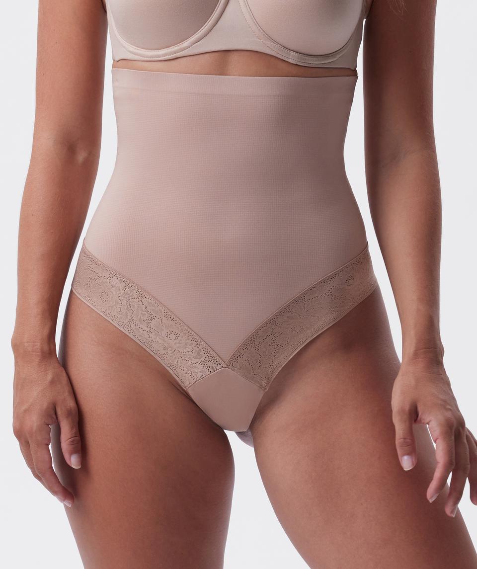 Luxe Solutions Control High Waisted G-String - Nude 3