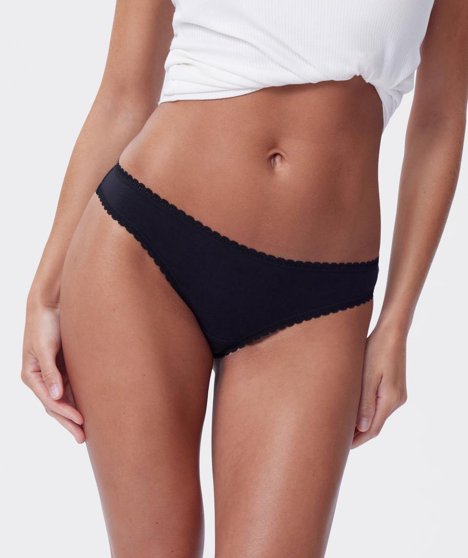 Lyra Brazilian Knicker - Black