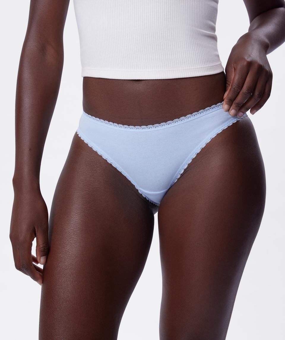 Lyra Brazilian Knicker - Light Blue