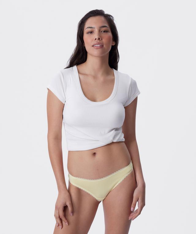 Lyra Brazilian Knicker - Light Yellow