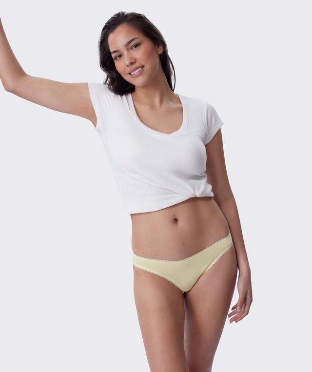 Lyra Brazilian Knicker - Light Yellow
