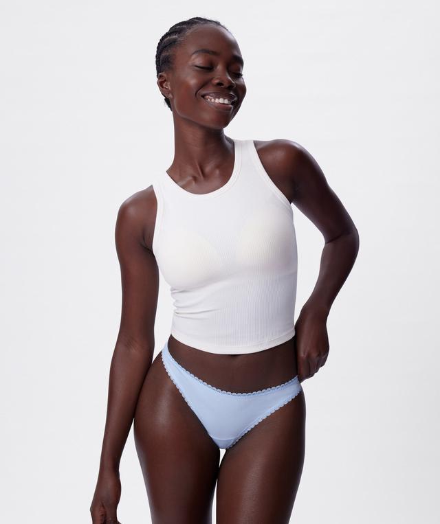 Lyra G String - Light Blue