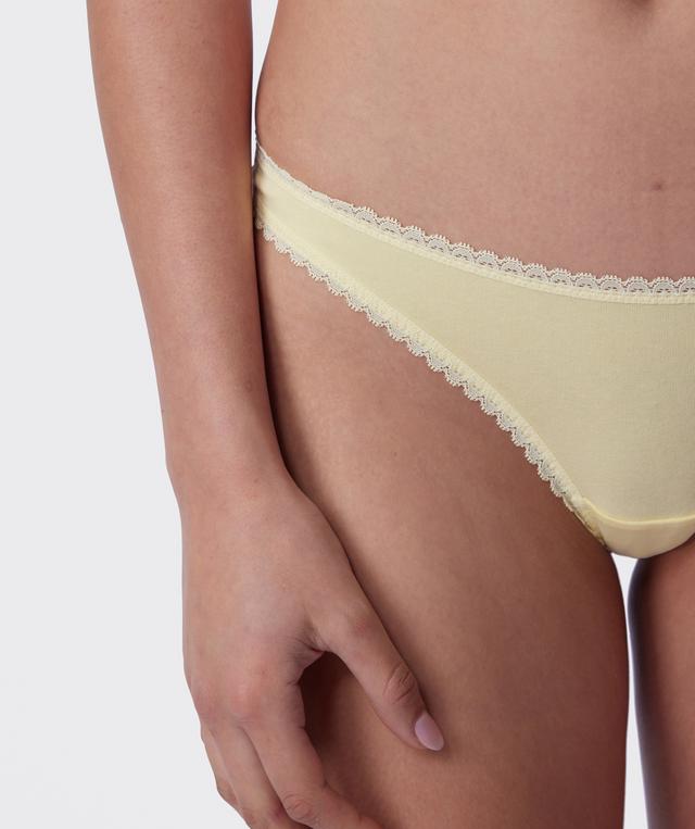 Lyra G String - Light Yellow