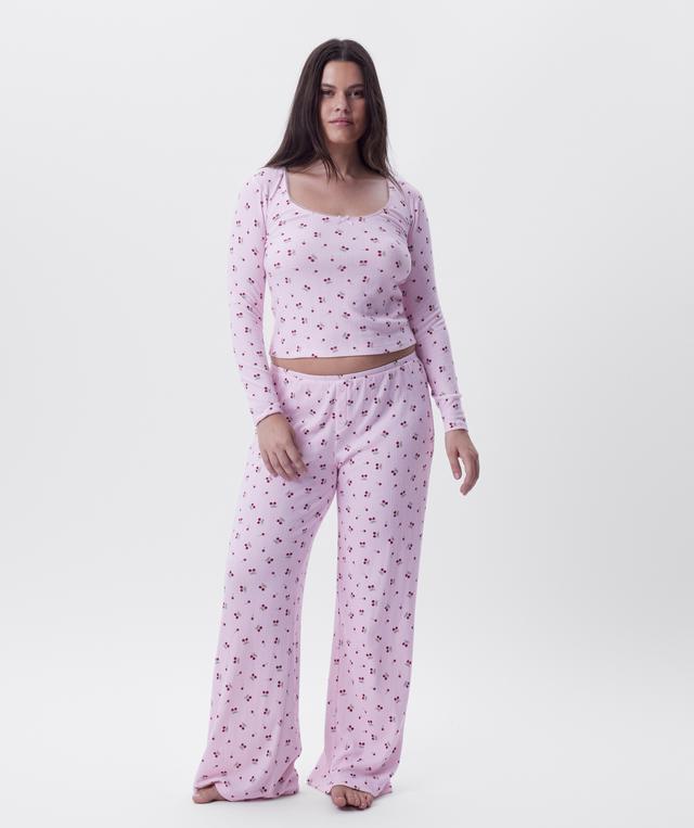 Ma Cherie Long Sleeve Top - Print