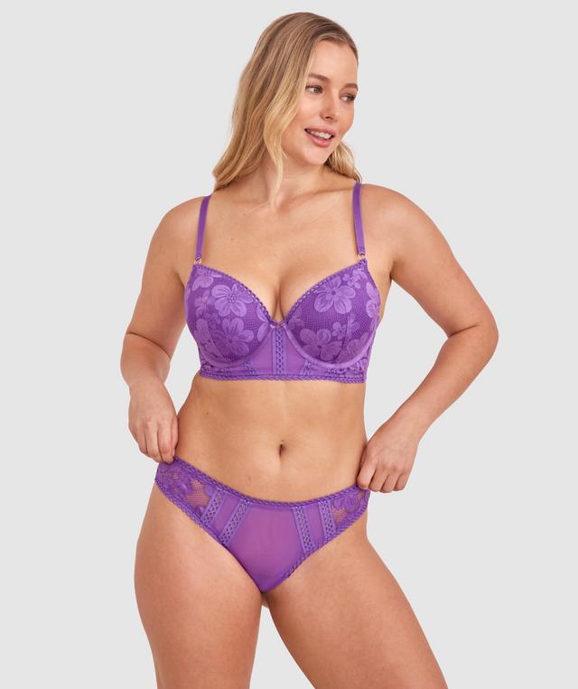Mackenzie Brazilian Knicker - Purple