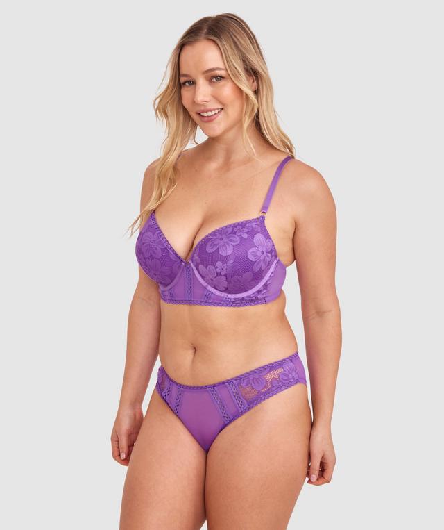 Mackenzie Brazilian Knicker - Purple