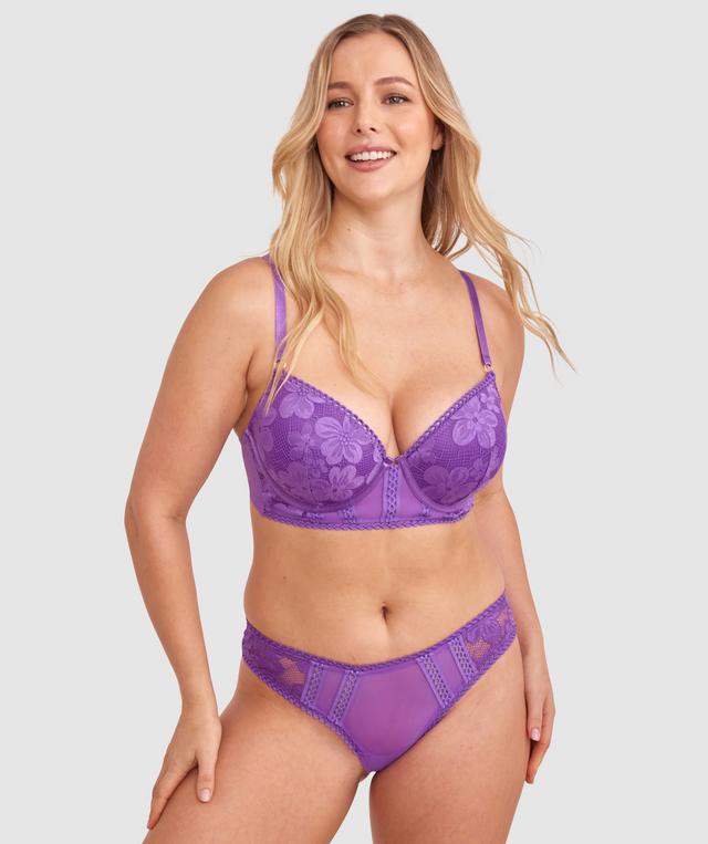 Mackenzie Brazilian Knicker - Purple
