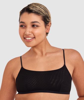 Made for Mesh Bralette - Black (BLACK)