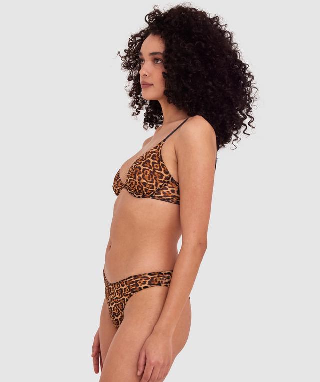 Made for Mesh High Leg Brazilian Knicker - Animal Print