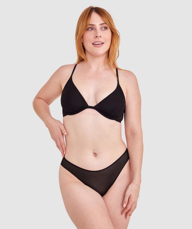 Made for Mesh Underwire Bra - Black