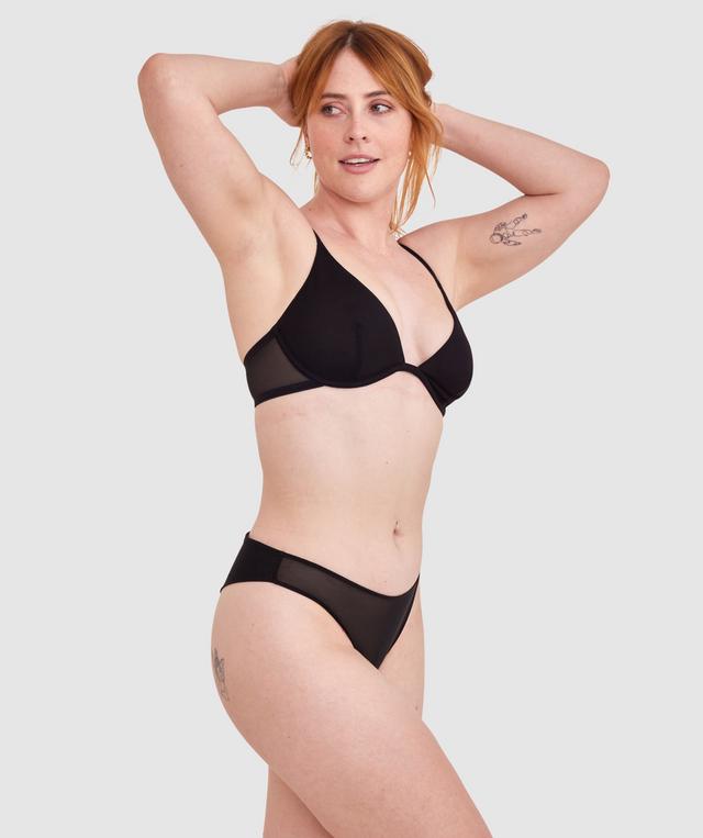 Made for Mesh Underwire Bra - Black