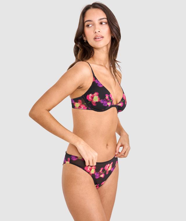 Made for Mesh Underwire Bra - Floral Print