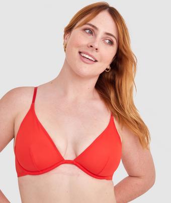 Made for Mesh Underwire Bra- Red (RED)