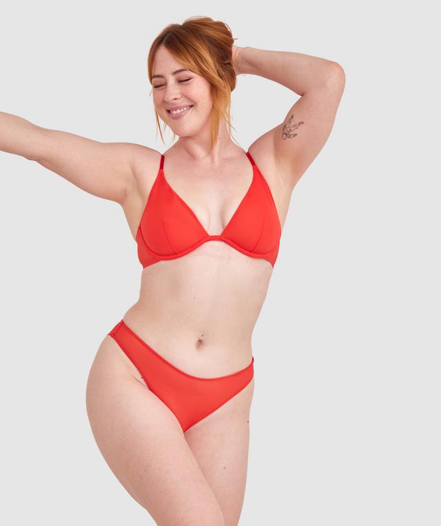 Made for Mesh Underwire Bra- Red