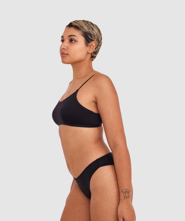 Made For Micro High Leg Brazilian Knicker - Black