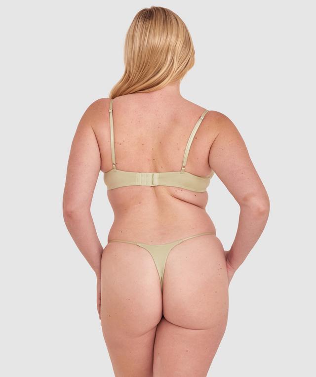 Made for Micro High Leg G String - Light Green