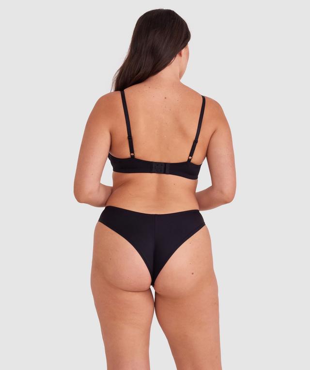 Made For Micro Lace Brazilian Knicker - Black