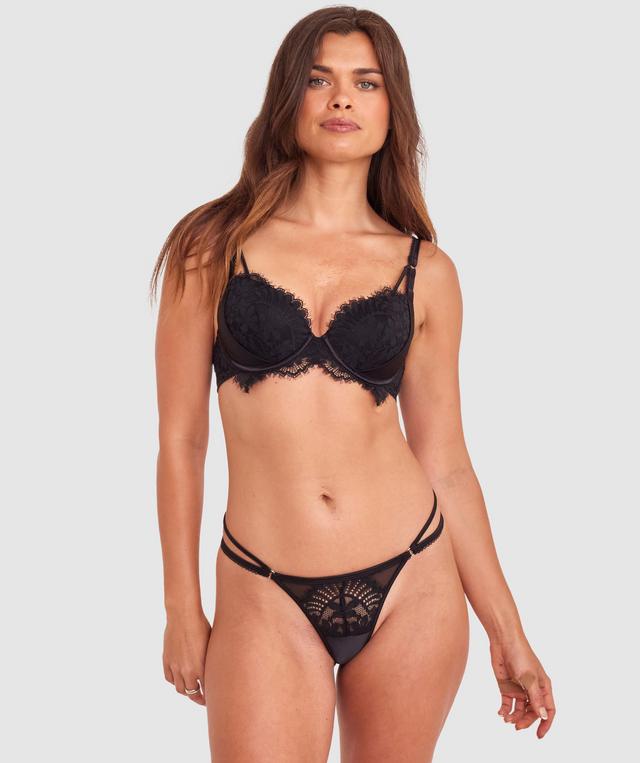 Madhvi String - Black